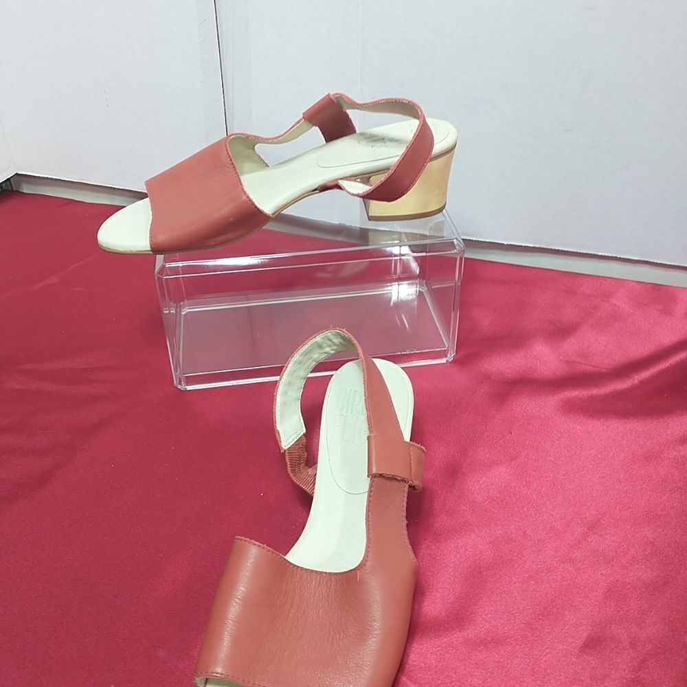 Bird of Flight Women's SZ 8 Sandals Made in Brazil Burnt Red